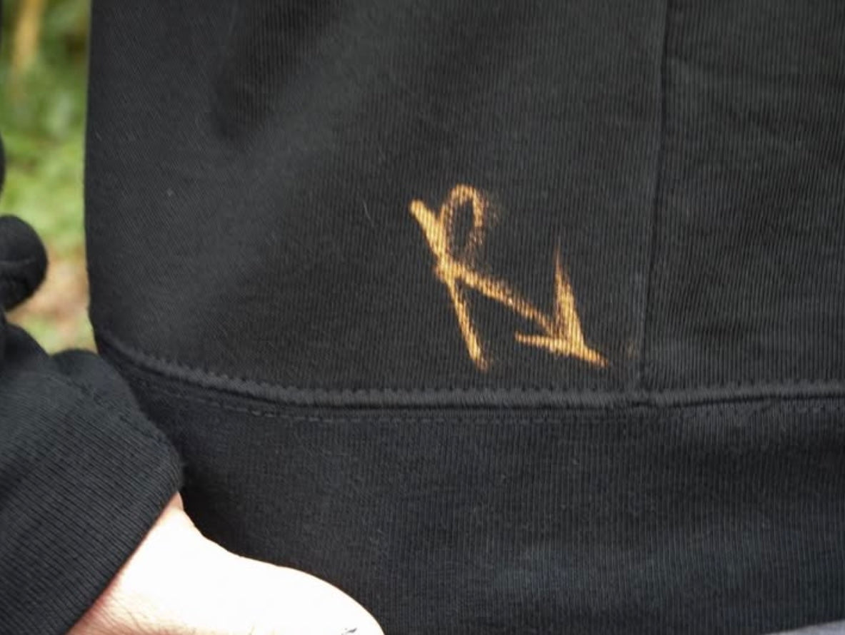 bespoke hand-designed skellington hoodie