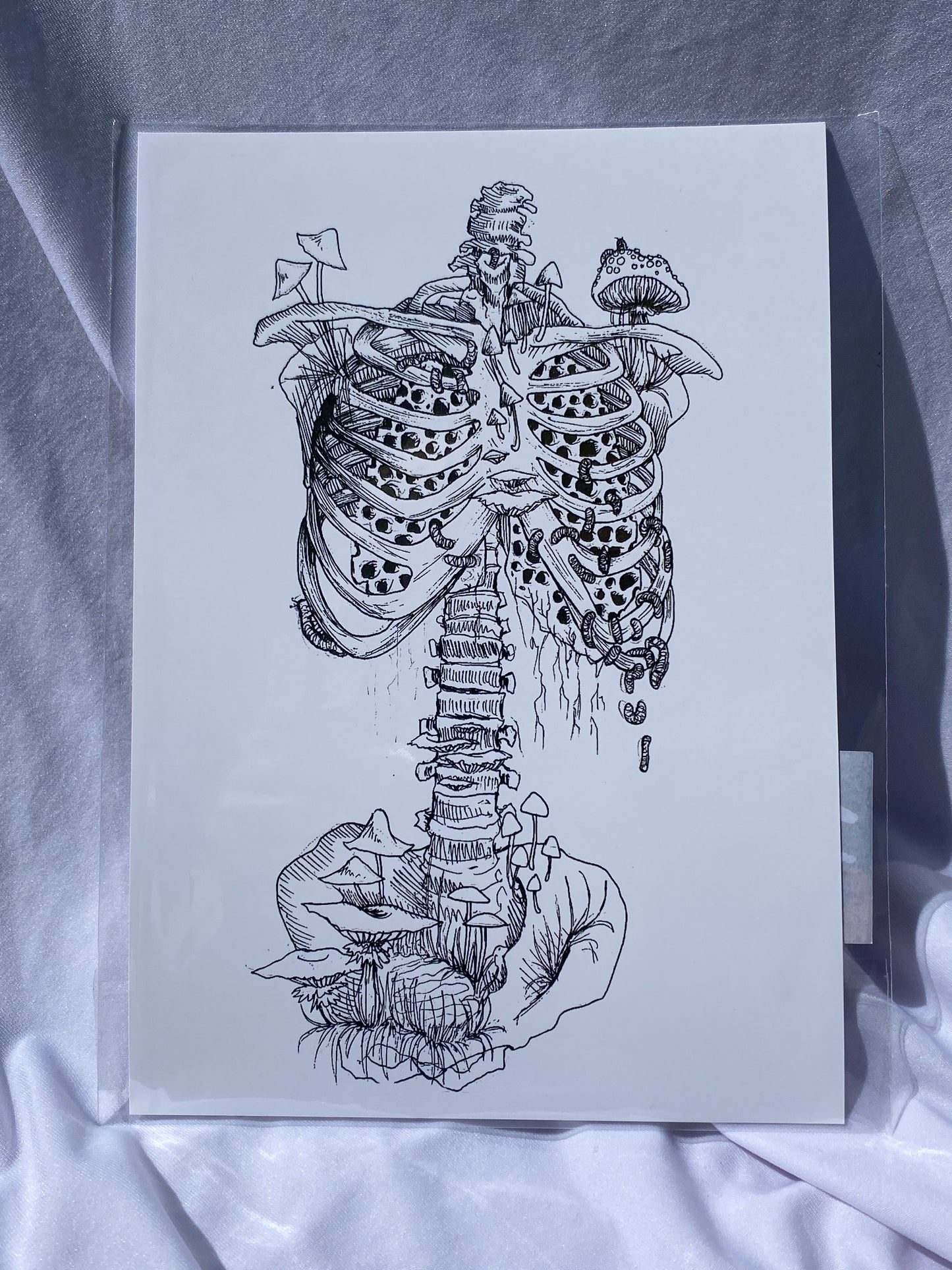 "Overgrown Bones" art print