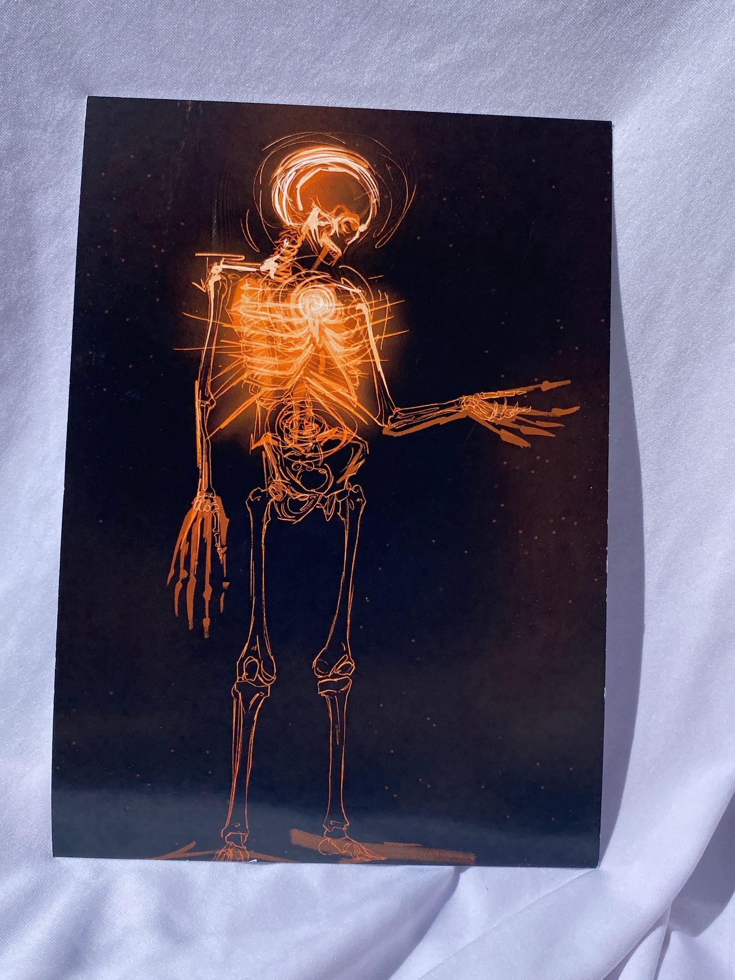 "Burning core" art print